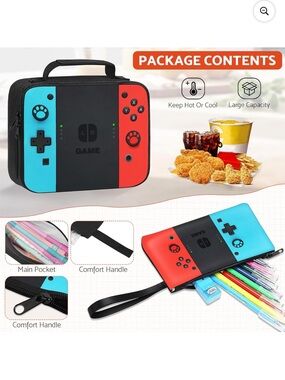 Kids Handheld Console Carry Case - Blue & Red